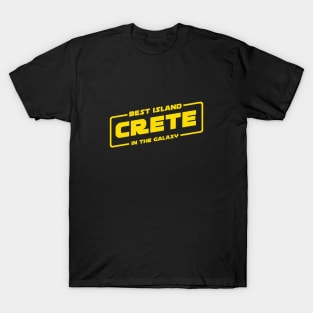 Crete Best Island in the Galaxy T-Shirt